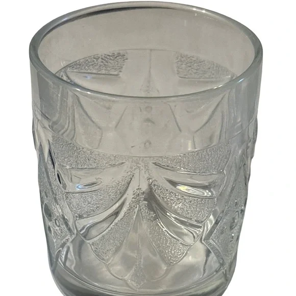 Martha Stewart Set of 6 Everyday Use Fan Diamond Round Clear Glasses - Picture 12 of 16